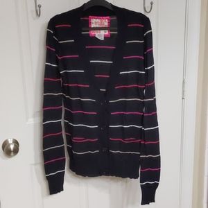 Billabong striped cardigan size small